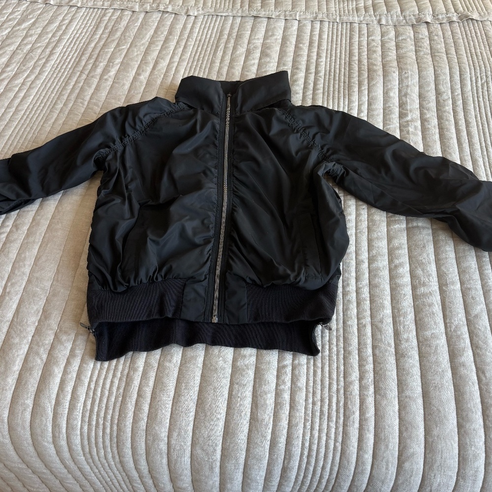 Athleta Jetset Bomber, Black, size S